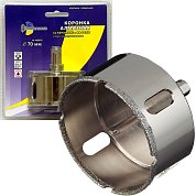 Коронка TRIO-DIAMOND&nbsp;&nbsp;алмазная по керамике и кафелю с центрир. сверлом 70мм